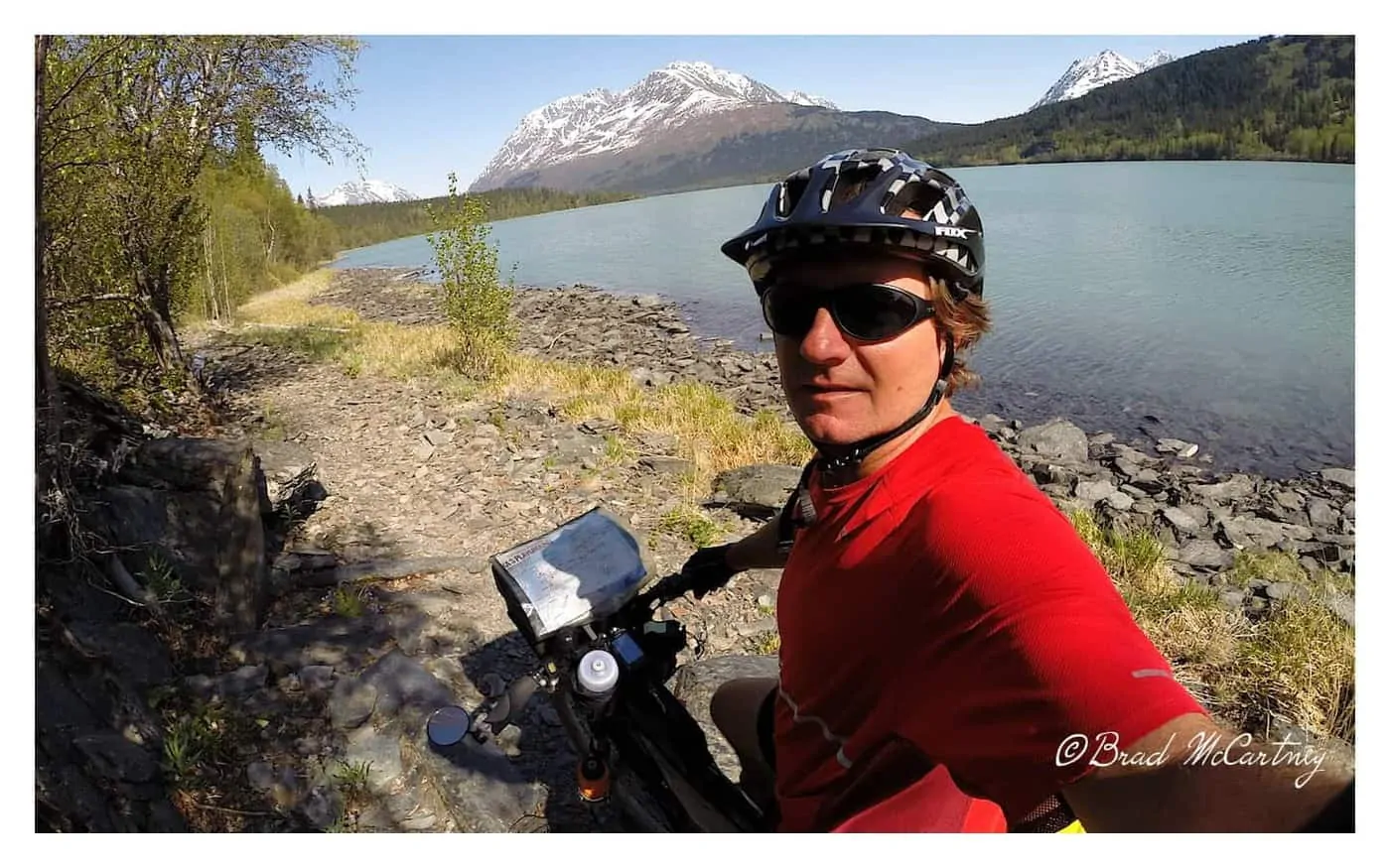 Johnson Pass Trail just before the broken pannier