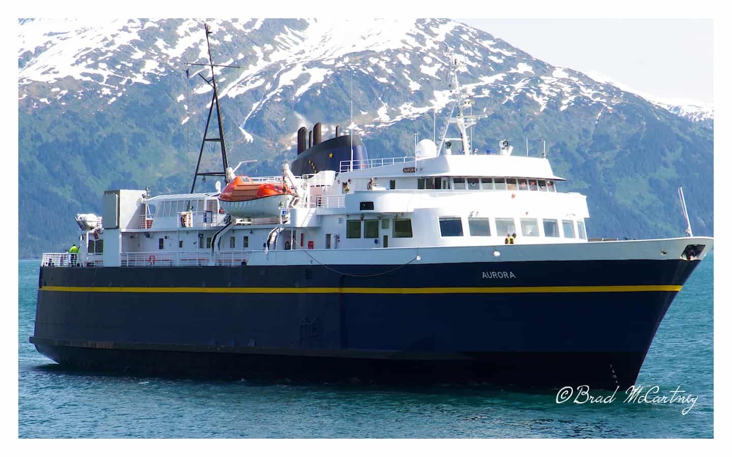 Ferry crossing from Whittier to Valdez