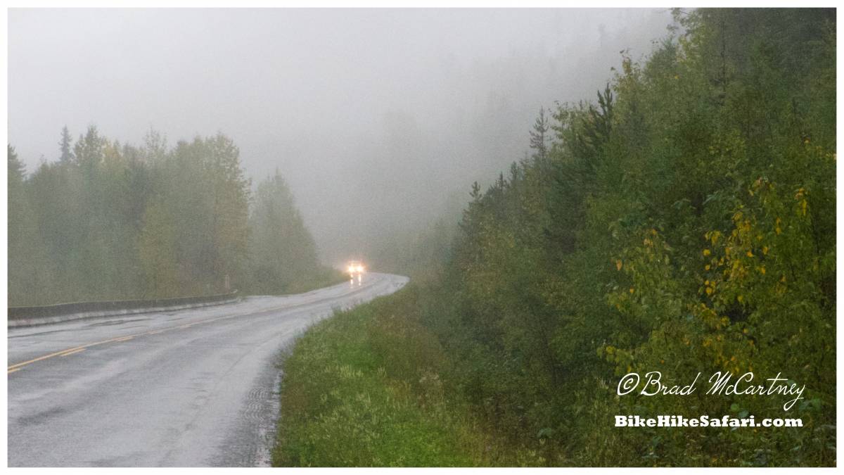 Another rainy day. The Fall / Autumn colours are starting to appear