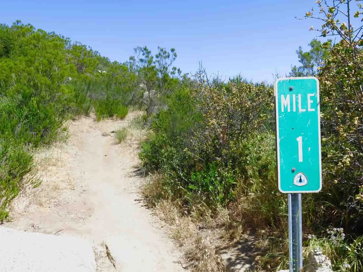 PCT 1st mile marker