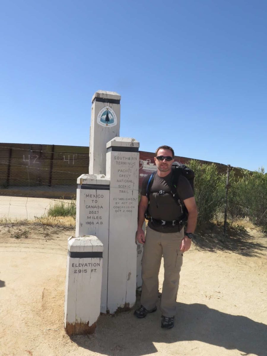 Start of the PCT with Zip off pants