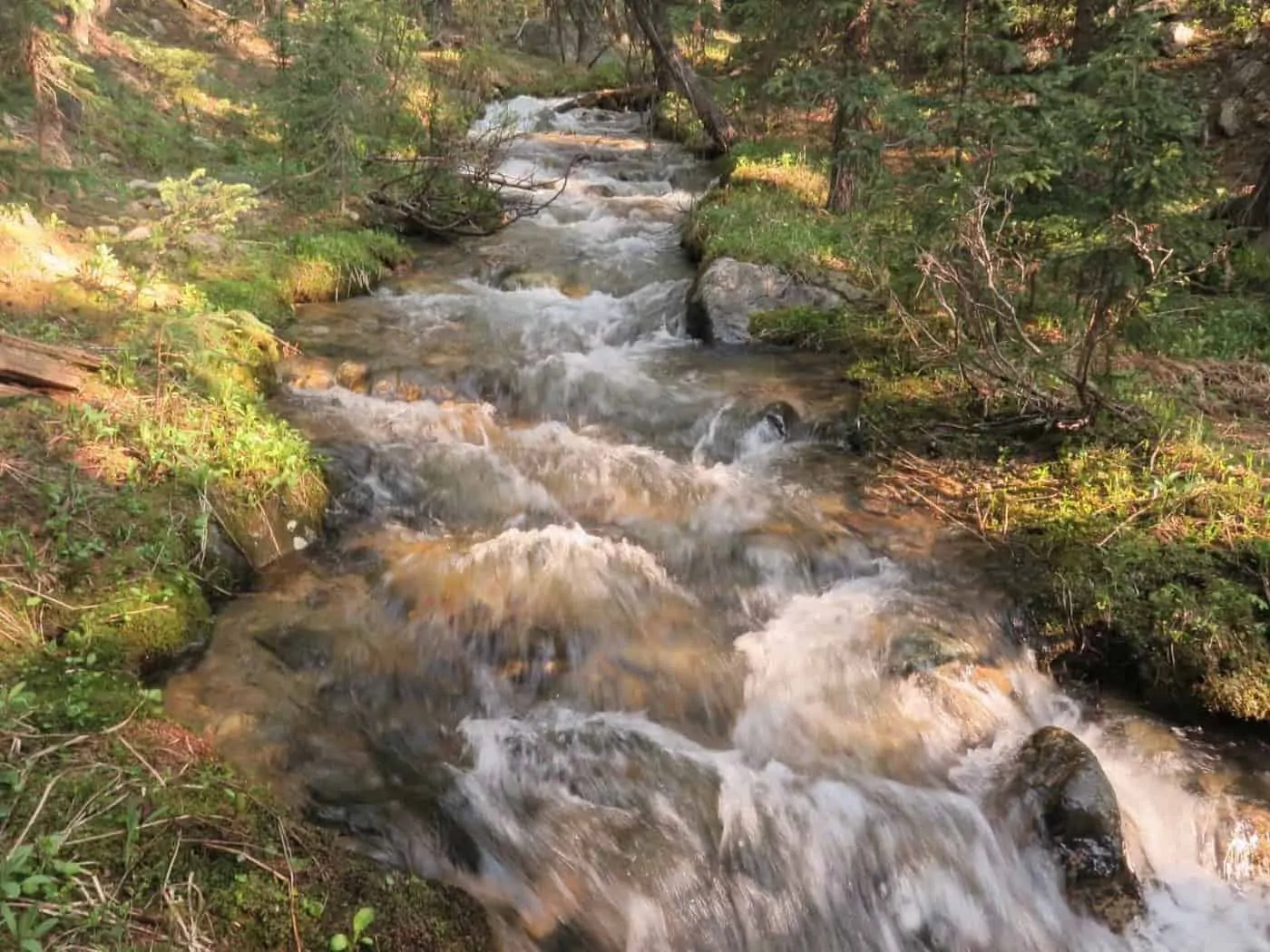 mountains stream