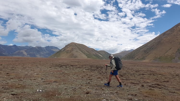 Testing trail running shoes while thru hiking in new zealand