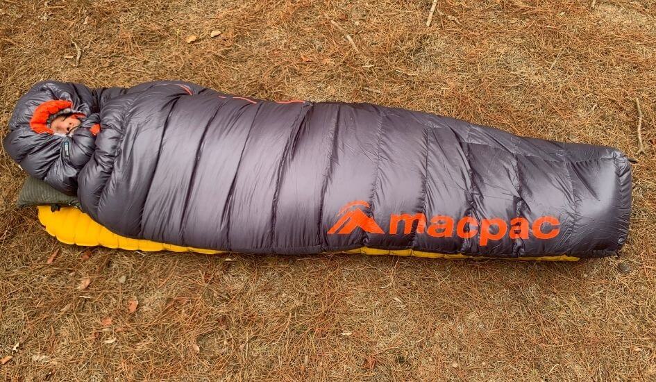 Macpac sleeping bag gear test in the field