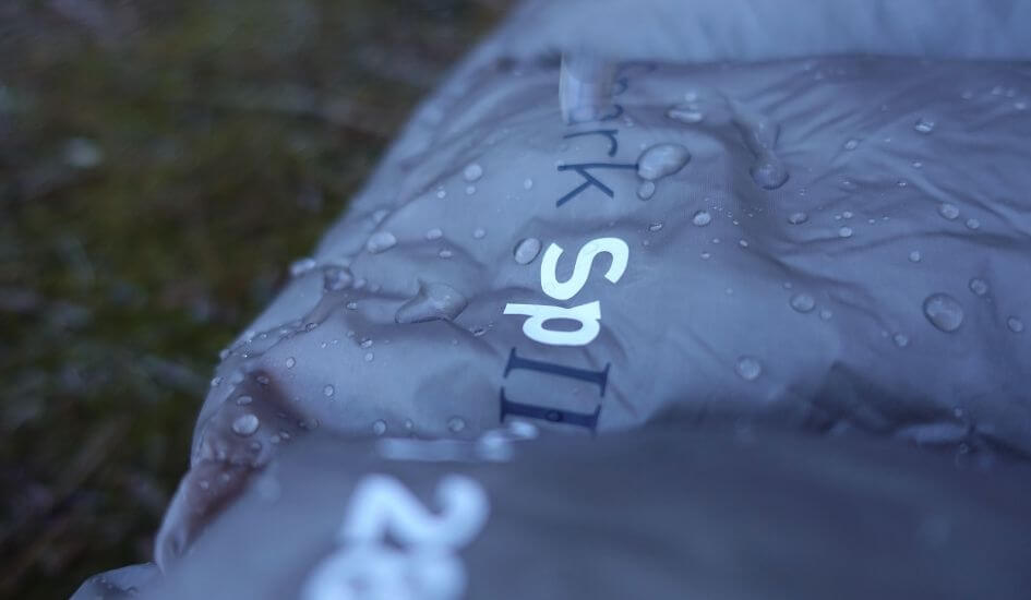 DWR Coating on Sleeping Bag