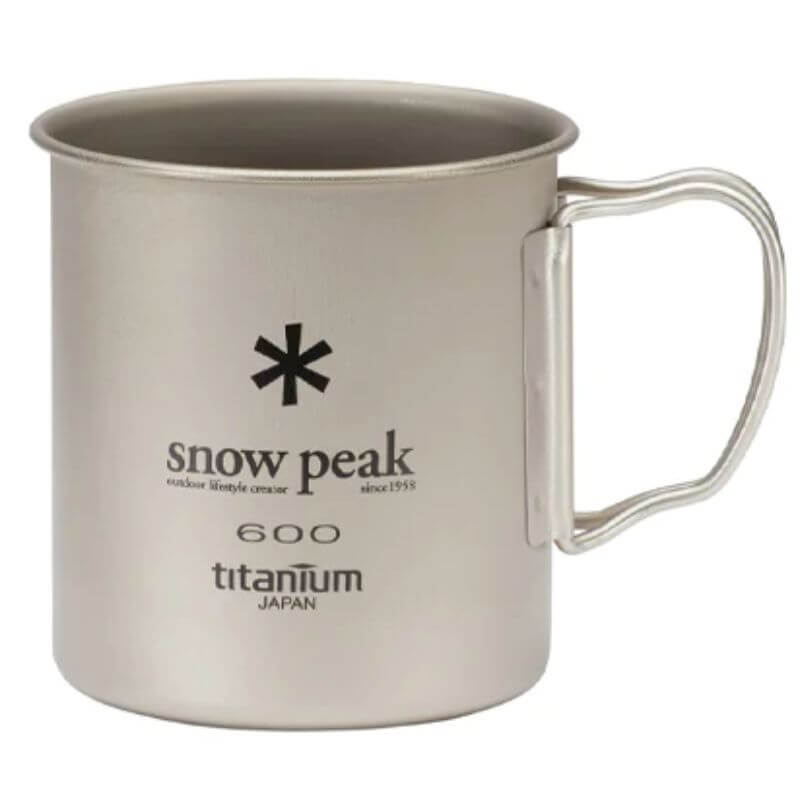 Snow Peak Ti-Single 600 Cup Ultralight Titanium Hiking Pot