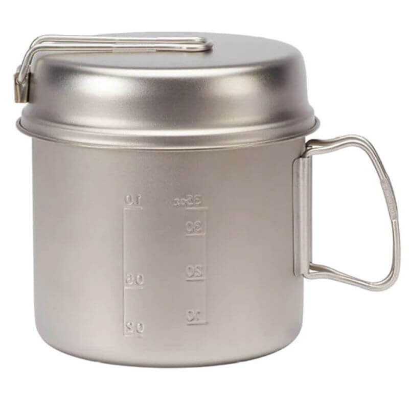 Snow Peak Trek 900 Titanium Pot - Best Backpacking Pot - Overall