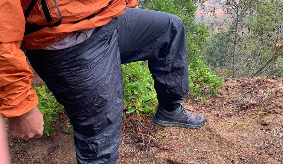 Ultralight rain pants